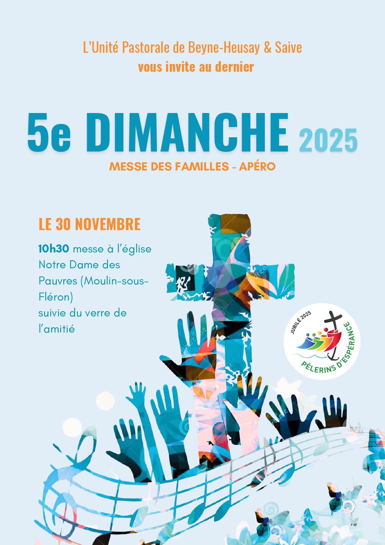 5e DIMANCHE novembre