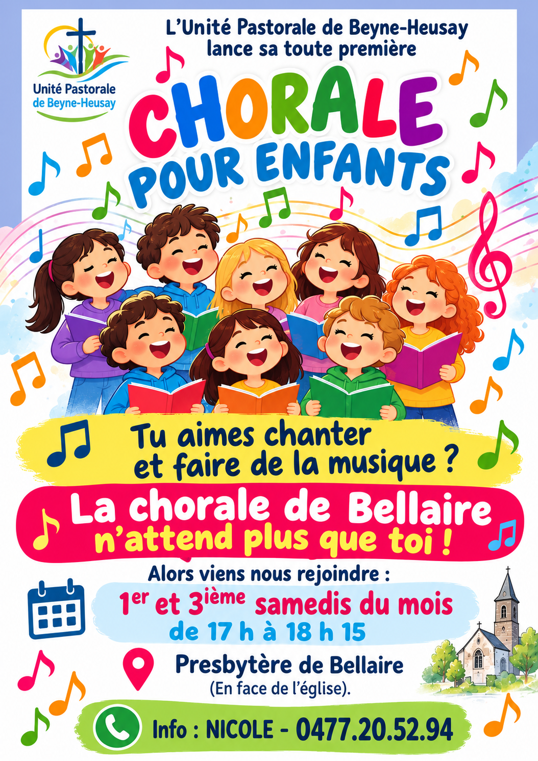 Chorale pour enfants à Bellaire